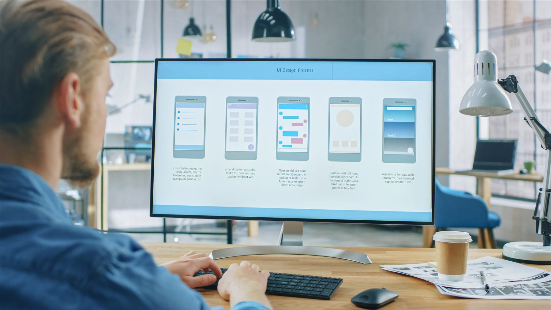 The website on screen
